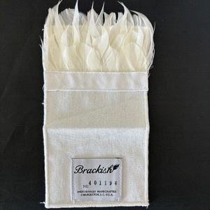 Brackish Feather Carew Pocket Square